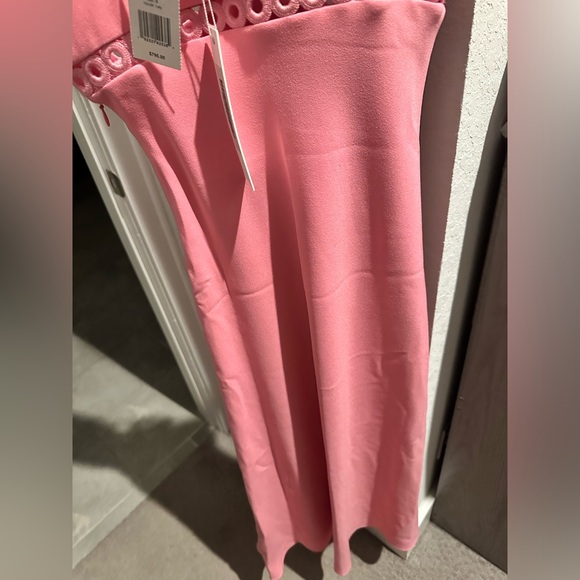 Jonathan SIMKHAI Sevilla Crochet Ring Midi Dress Pink NWT - Picture 10 of 14